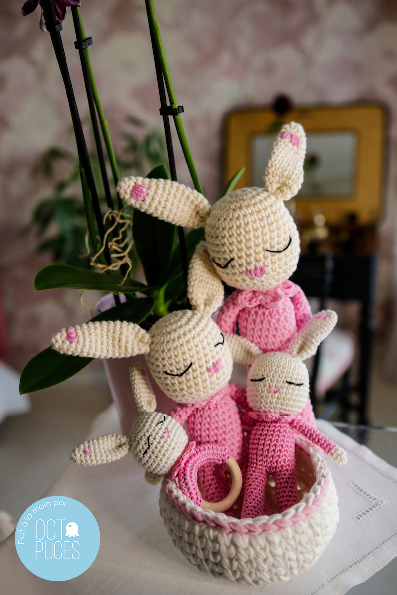 Coffret cadeau Lapinous crochet