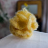 éponge tawashi fleur de douche jaune