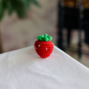 fraise crochet dinette