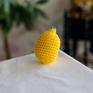 citron crochet dinette