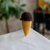 cornet de glace chocolat crochet dinette