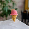 cornet de glace fraise crochet dinette